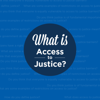 What is access to justice infographic
