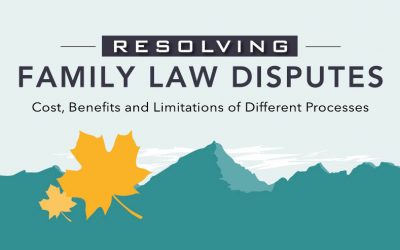 Resolving Family Law Disputes infographic